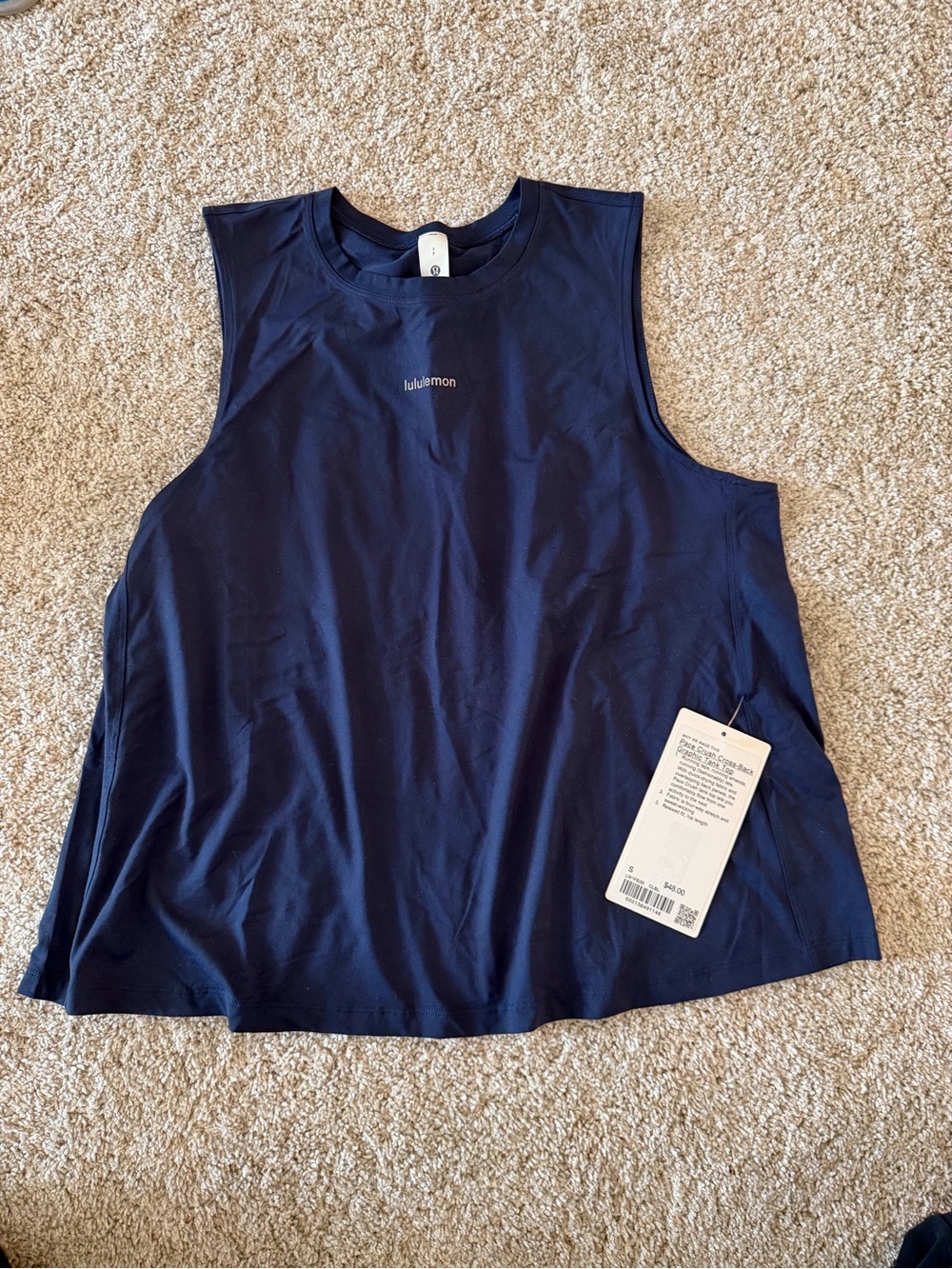 NWT lululemon pace crush cross back tank